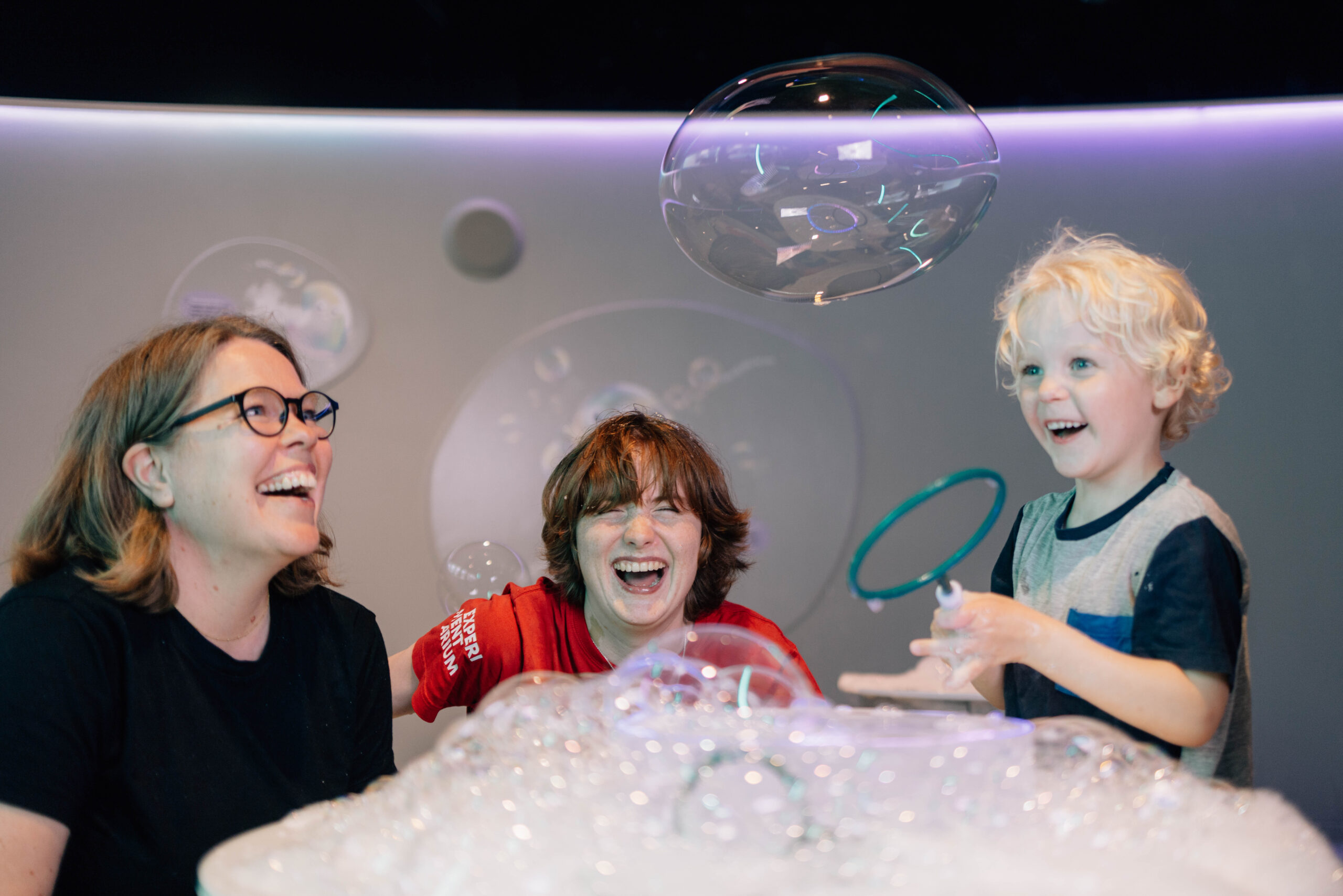 Bobleriet på Experimentarium